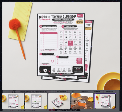 Confidence North™ | Athlete Activity Pack | Belonging & Esteem